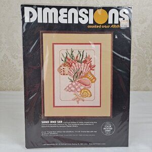 Dimensions Sand and Sea Counted Cross Stitch Kit NWT